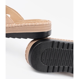 Seastar Papuci roz pentru femei cu o floare decorativă 1 Seastar Papuci roz pentru femei cu o floare decorativă 1