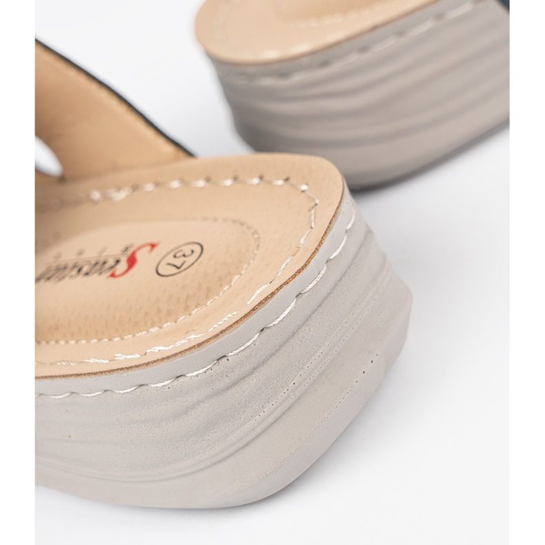 Seastar Flip -flops pentru femei albastre cu velcro albastru 2