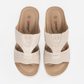 Seastar Flip -flops -uri ușoare -beig -beig -out bej 4