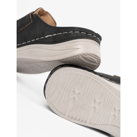 Seastar Flip -flops negru cu nasul plin și o cataramă 1 Seastar Flip -flops negru cu nasul plin și o cataramă 1