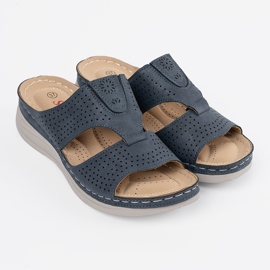 Seastar Blue confortabil tăiat -flip -flops albastru 3