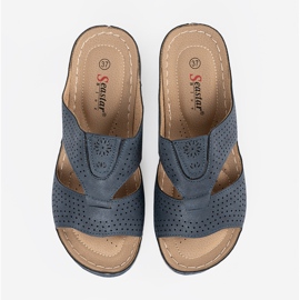 Seastar Blue confortabil tăiat -flip -flops albastru 4