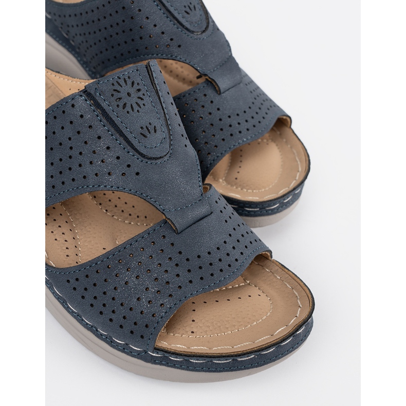 Seastar Blue confortabil tăiat -flip -flops albastru 1