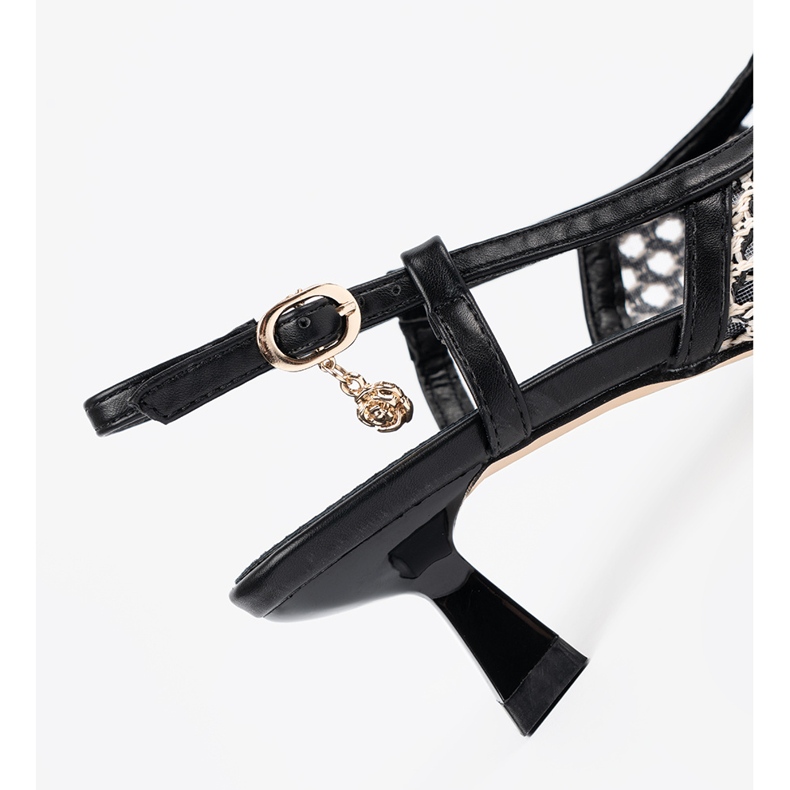 Goodin Pompe negre deschise la nivel scăzut negru 1