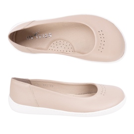 Olivier Pompele minimaliste ale femeilor desculță au alunecat 1771POL Mini bej 1