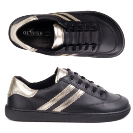 Adidași desculți Kaia Olivier pentru femei - Pantofi din piele neagră negru 1 Adidași desculți Kaia Olivier pentru femei - Pantofi din piele neagră negru 1