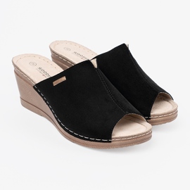 Goodin FLIP -FLIP -FLOP -uri pentru femei pe platformă negru 3