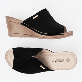 Goodin FLIP -FLIP -FLOP -uri pentru femei pe platformă negru 5