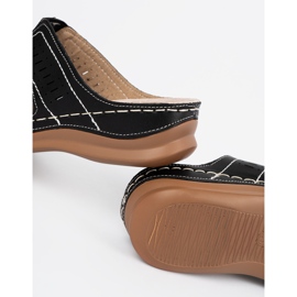 Papuci negri pentru femei negru 1 Papuci negri pentru femei negru 1