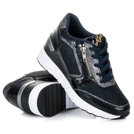 Kylie Pantofi sport pe o pană albastru marin 2