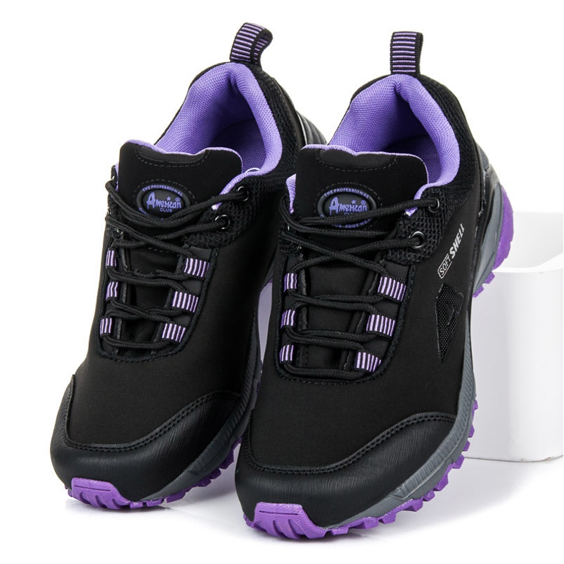 American Club Pantofi sport softshell negru 1