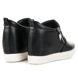Pantofi Ajurat Pe Pană negru 4