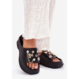 Flip -Flip Flip Flip cu pini aurii negri negru 1