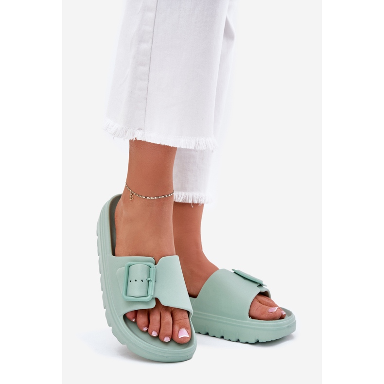 EVento Flip -Flip Flip Flip pe platformă cu o cataramă verde 1