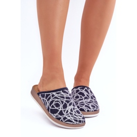 Papuci de damă strălucitori Inblu CT000028 Bleumarin albastru 5 Papuci de damă strălucitori Inblu CT000028 Bleumarin albastru 5