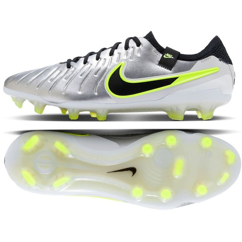 Puma Nike Tiempo Legend 10 Elite FG DV4328-001 Pantofi de fotbal argint 1