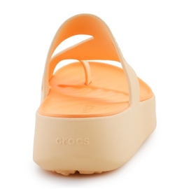 Flip-Flops Crocs Etaway Platform Toe Loop 210834-78z portocale 2