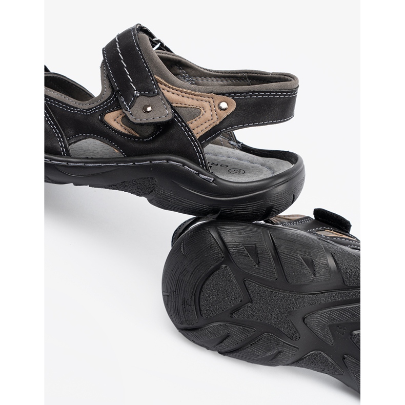 Sandale Velcro negru 1