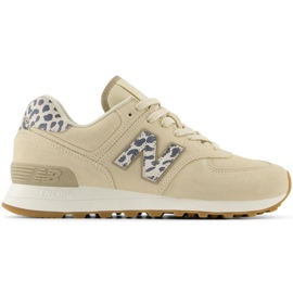 Pantofii New Balance WL574IH2 bej 2