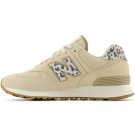 Pantofii New Balance WL574IH2 bej 4
