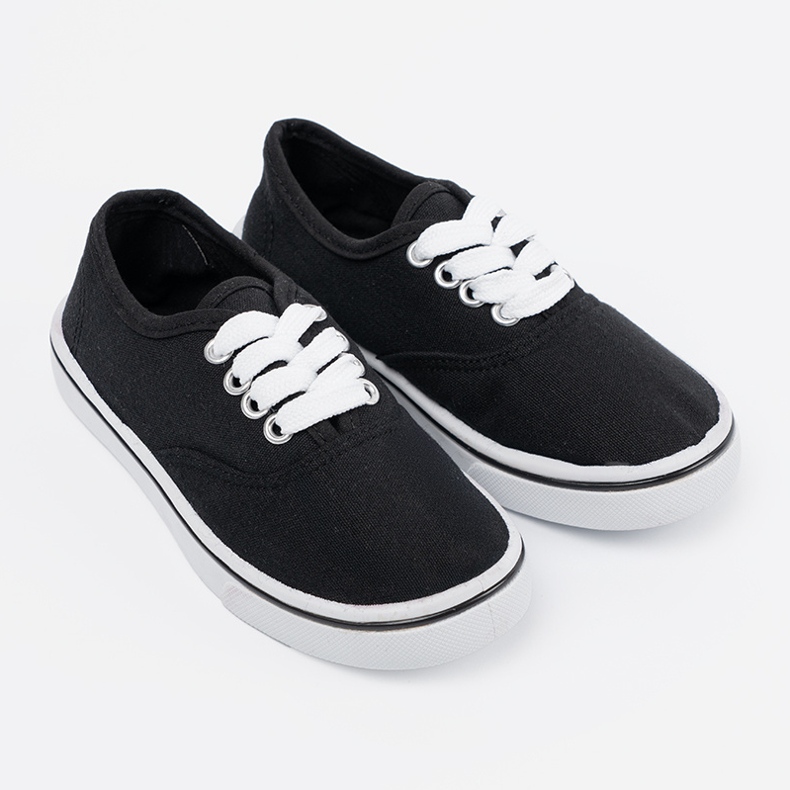 Adidași clasici pentru copii negri negru 2