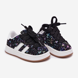 Sneakers Sneakers Pantofi sport cu inimi negre negru 1 Sneakers Sneakers Pantofi sport cu inimi negre negru 1