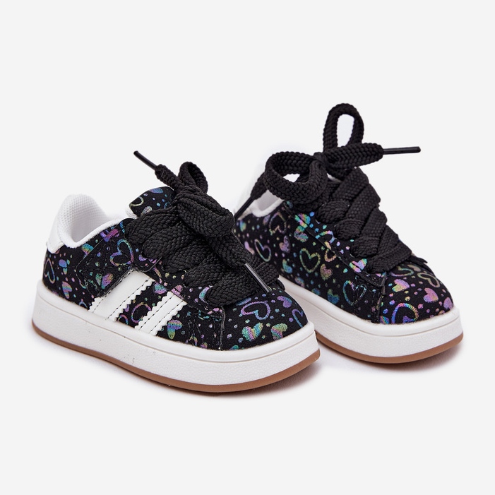 Sneakers Sneakers Pantofi sport cu inimi negre negru 1 Sneakers Sneakers Pantofi sport cu inimi negre negru 1