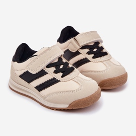 Pantofi sport pentru copii cu bej 1