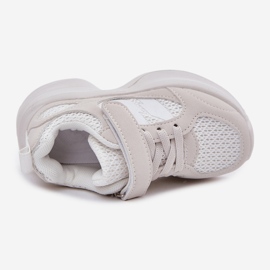 Sneakers Slowers Slochers cu Velcro alb 2