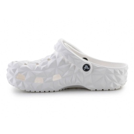 CROCS Classic Geometric CLOG 209563-100 FLIP-FLOPS alb 8