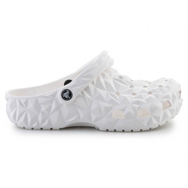 CROCS Classic Geometric CLOG 209563-100 FLIP-FLOPS alb 10