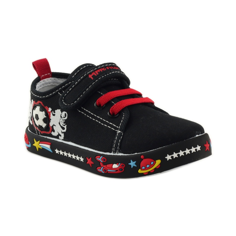 American Club adidasi americani adidași branț din piele roșu negru alb 1