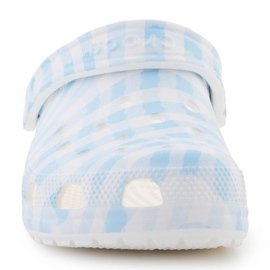 CROCS Classic Gingham CLOG 211006-16S FLIP-FLOPS alb 7