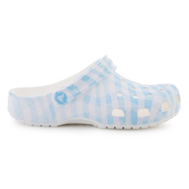 CROCS Classic Gingham CLOG 211006-16S FLIP-FLOPS alb 11