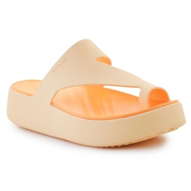 Flip-Flops Crocs Etaway Platform Toe Loop 210834-78z portocale 6