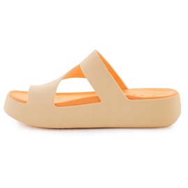 Flip-Flops Crocs Etaway Platform Toe Loop 210834-78z portocale 9