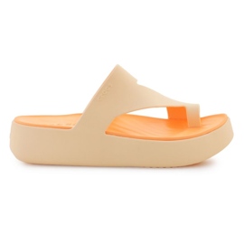 Flip-Flops Crocs Etaway Platform Toe Loop 210834-78z portocale 11