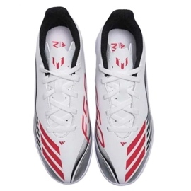 Adidas F50 Messi Club în JP7452 Pantofi de fotbal alb 1