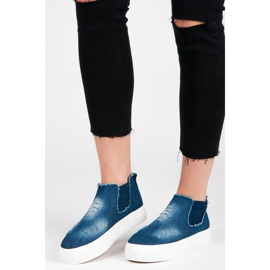 Seastar Denim alunecă deasupra gleznei albastru 1 Seastar Denim alunecă deasupra gleznei albastru 1