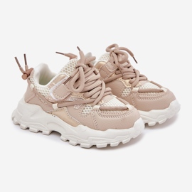 Pantofi sport pentru copii bej 1 Pantofi sport pentru copii bej 1