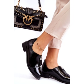 Pantofi pentru femei Laura Messi Varnished 2532 Negru 3