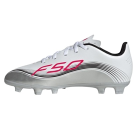Adidas F50 Messi Club FG/MG JP7457 Pantofi de fotbal alb 1