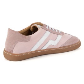 Pantofi de piele pentru femei desculți Olivier Eliza Pink roz 1 Pantofi de piele pentru femei desculți Olivier Eliza Pink roz 1