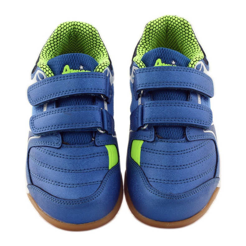 American Club Adidasi sport ADI American 170620 albastru marin verde albastru alb 4