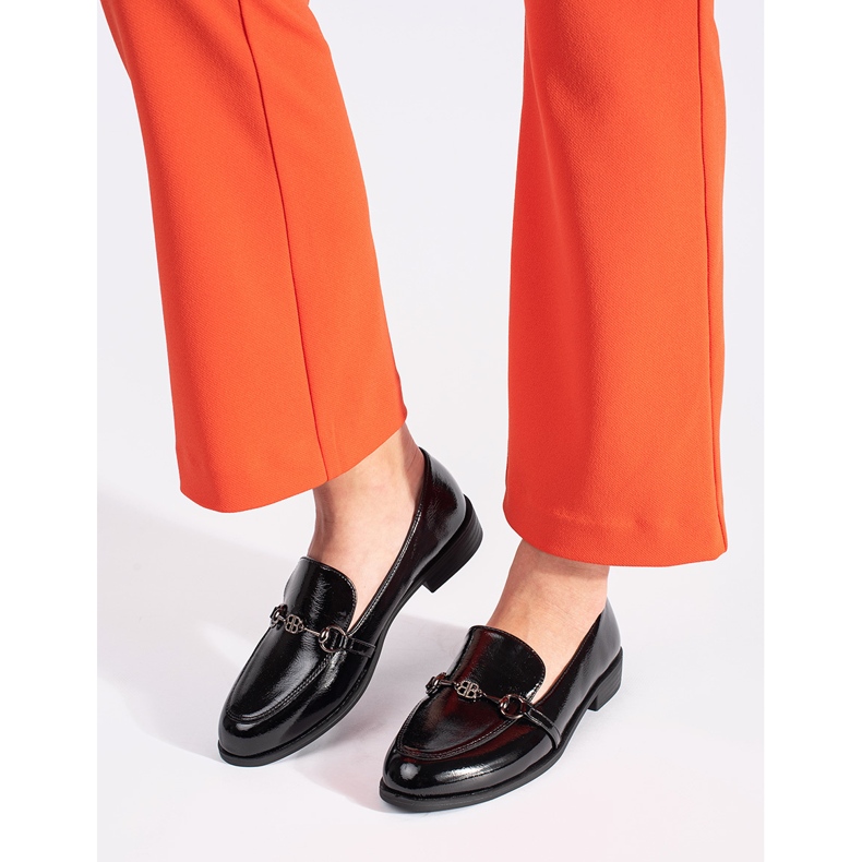 Goodin Plăcile de femei negre cu un ornament cu un ornament negru 2