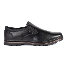 Pantofii pentru bărbați a alunecat negru 1