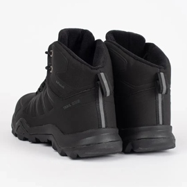 Vico Pantofi de trekking pentru bărbați înalți de culoare neagră negru 1