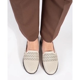 Goodin Pantofi bej openwork 2