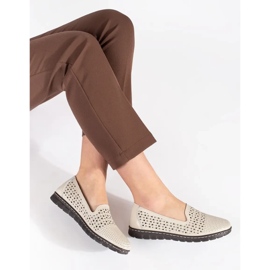 Goodin Pantofi bej openwork 3