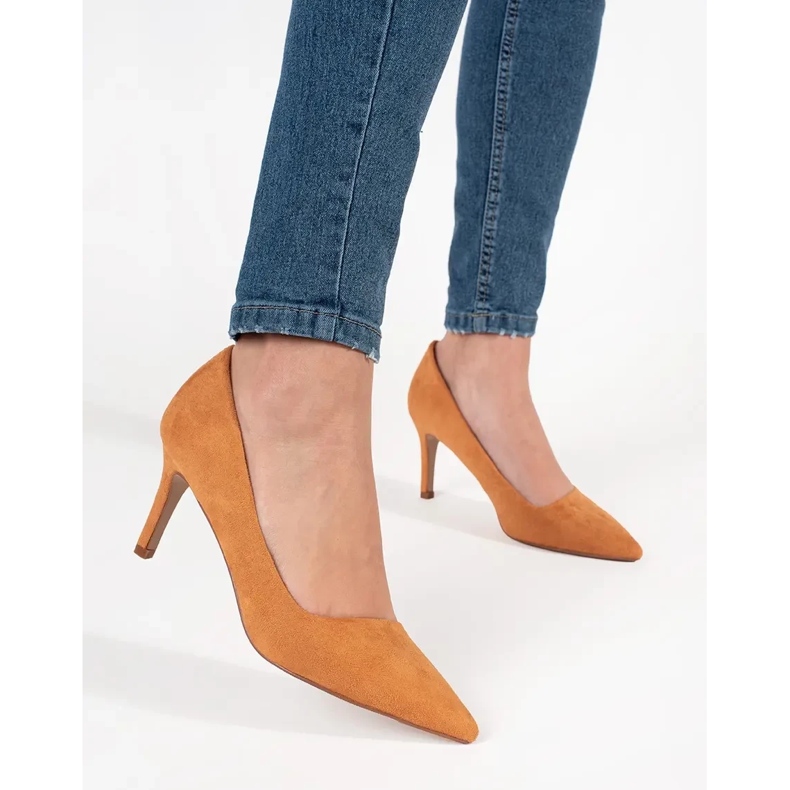 Seastar Pompe de cămilă pe călcâiul înalt maro 2